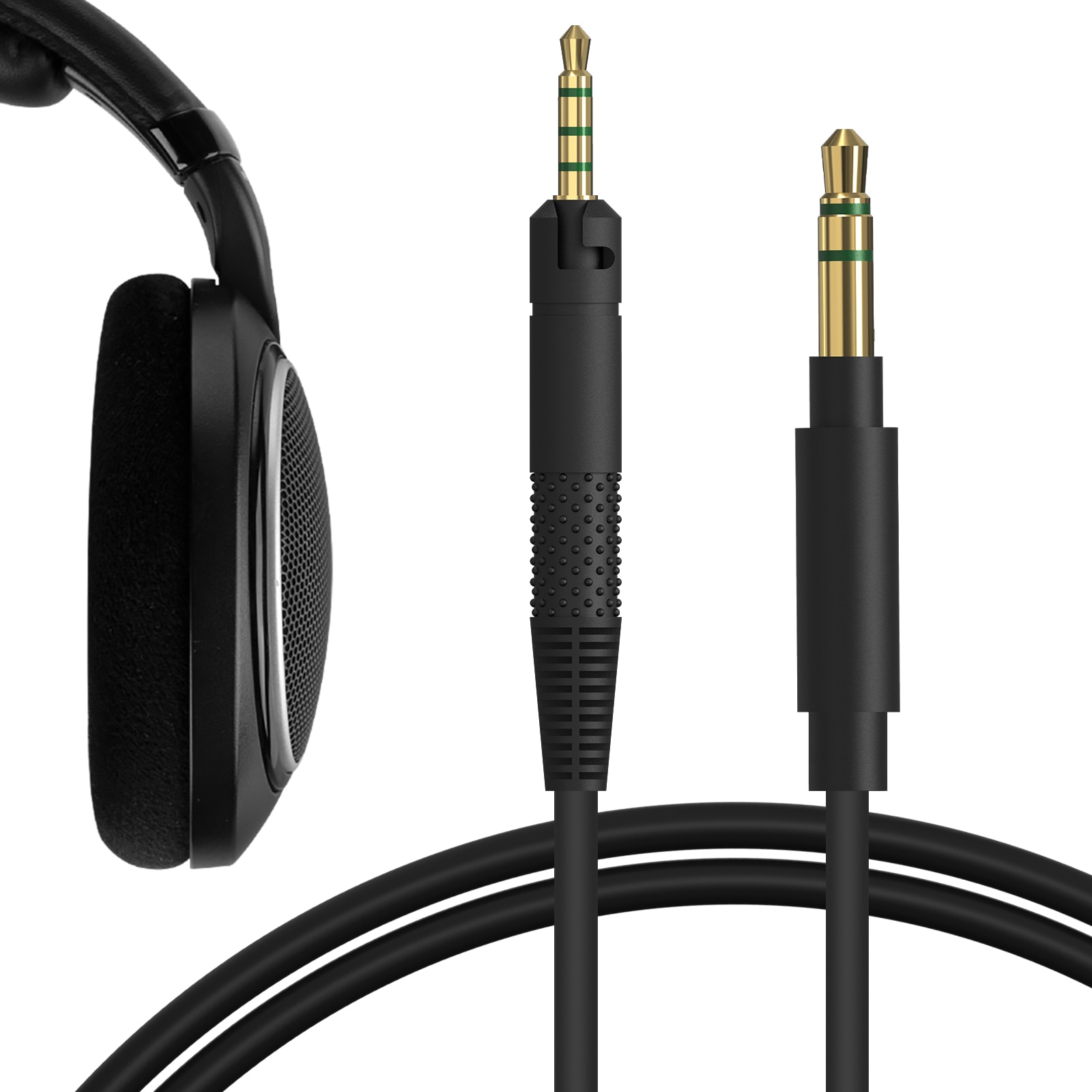 Audio Extension Cable 3.5mm to 2.5mm Audio Cable for Sennheiser HD560S HD599 HD598 Replacement Stereo Cord (4Ft / 1.2M) Audio Extension Cable 3.5mm to 2.5mm Audio Cable for Sennheiser HD560S HD599 HD598 Replacement Stereo Cord (4Ft / 1.2M)