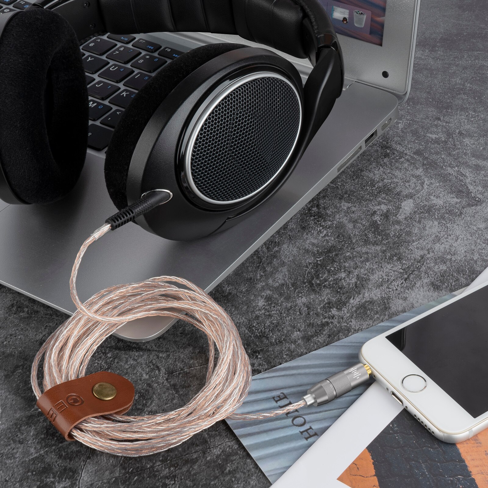 Apollo Copper Silver Mixed Upgrade Audio Cable for Sennheiser HD 400PRO, 598SR, 598 Cable, 2.5mm Replacement Headphones Apollo Copper Silver Mixed Upgrade Audio Cable for Sennheiser HD 400PRO, 598SR, 598 Cable, 2.5mm Replacement Headphones