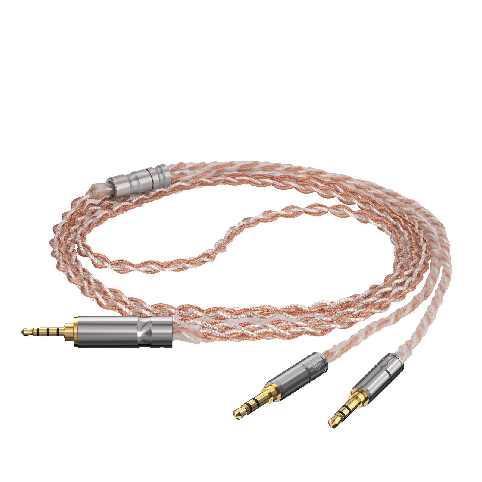 Apollo Copper Silver Mixed Balanced Audio Cable For HIFIMAN SUNDARA HE4XX 400i 2.5mm to Dual 3.5mm Replacement Headphone Apollo Copper Silver Mixed Balanced Audio Cable For HIFIMAN SUNDARA HE4XX 400i 2.5mm to Dual 3.5mm Replacement Headphone