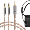 Mixed Balanced Audio Cable For HIFIMAN SUNDARA HE4XX 400i 2.5mm to Dual 3.5mm Headphone
