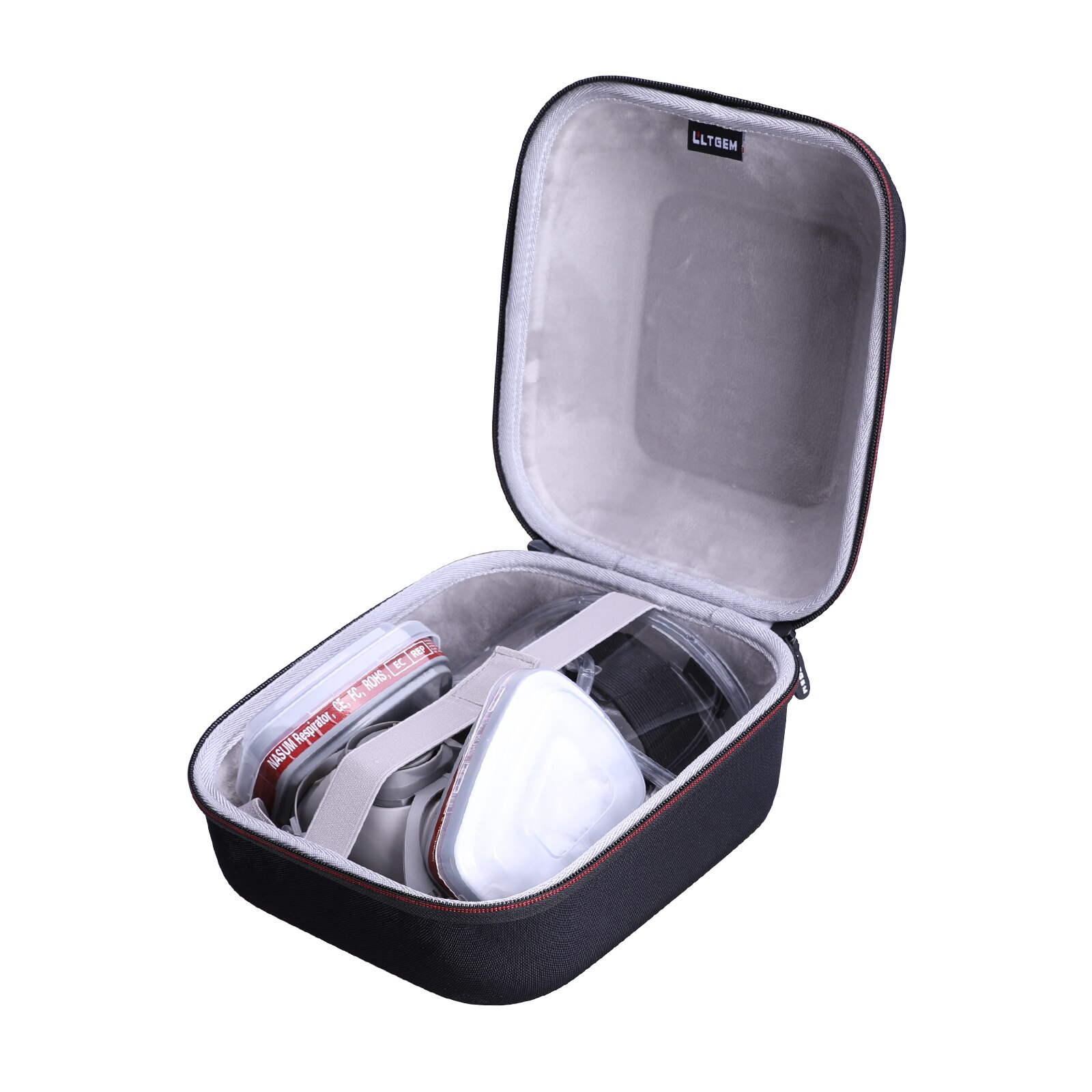 Waterproof EVA Hard Case for 3M Medium Reusable Half-Mask Respirator Face Piece 1/2 Mask DEWALT Safety Goggle/Filter Waterproof EVA Hard Case for 3M Medium Reusable Half-Mask Respirator Face Piece 1/2 Mask DEWALT Safety Goggle/Filter
