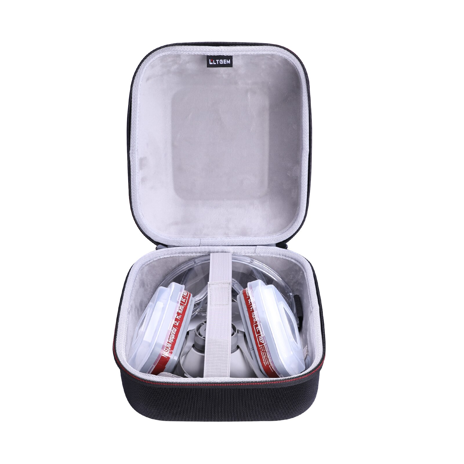 Waterproof EVA Hard Case for 3M Medium Reusable Half-Mask Respirator Face Piece 1/2 Mask DEWALT Safety Goggle/Filter Waterproof EVA Hard Case for 3M Medium Reusable Half-Mask Respirator Face Piece 1/2 Mask DEWALT Safety Goggle/Filter