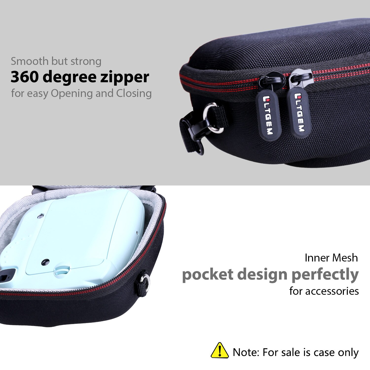 Waterproof EVA Hard Case for Fuji Instax Mini 8-11 Instant Camera ICE Blue Waterproof EVA Hard Case for Fuji Instax Mini 8-11 Instant Camera ICE Blue