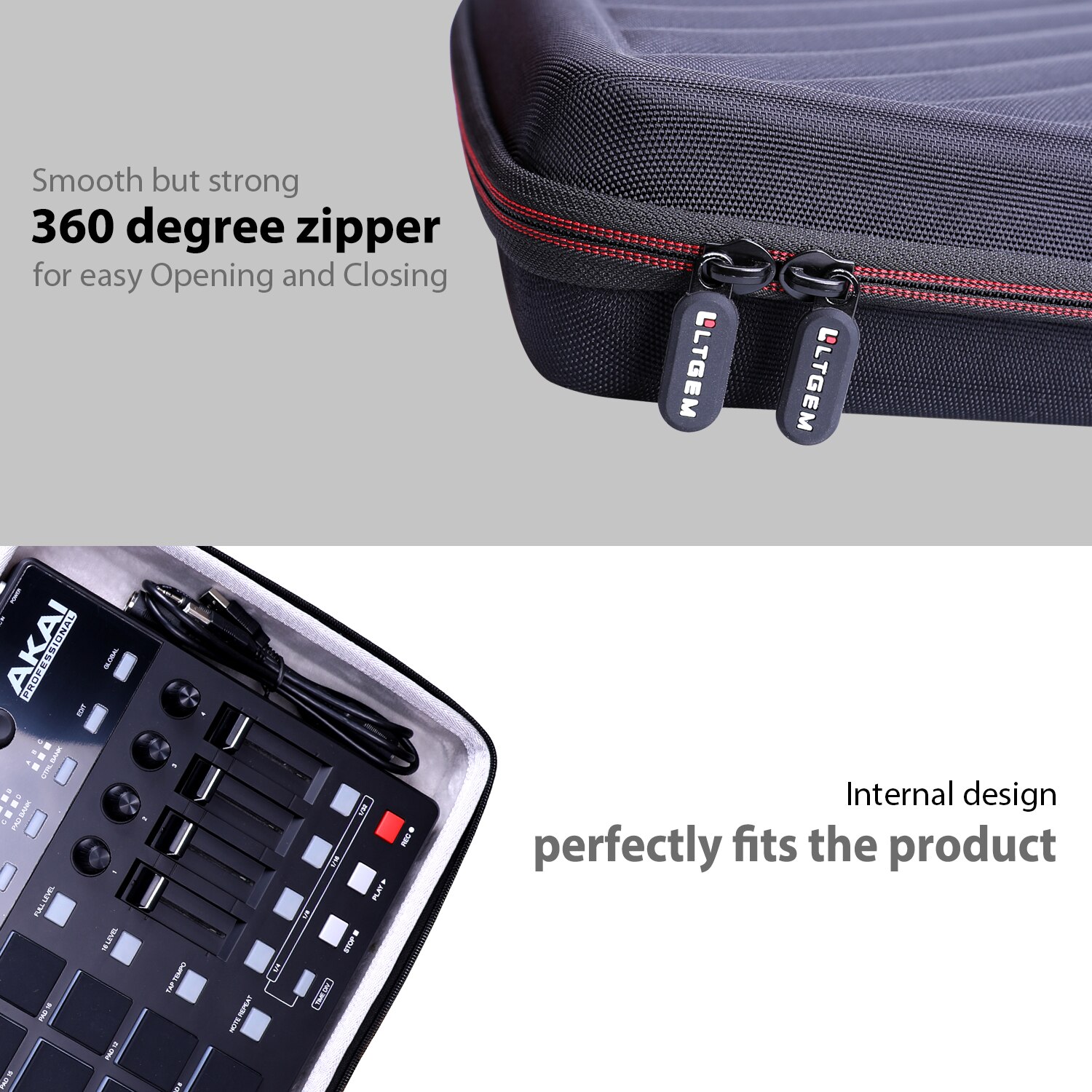 Waterproof EVA Hard Case for AKai Professional MPD 226 16-Pad USB/MIDI Pad Controller Waterproof EVA Hard Case for AKai Professional MPD 226 16-Pad USB/MIDI Pad Controller