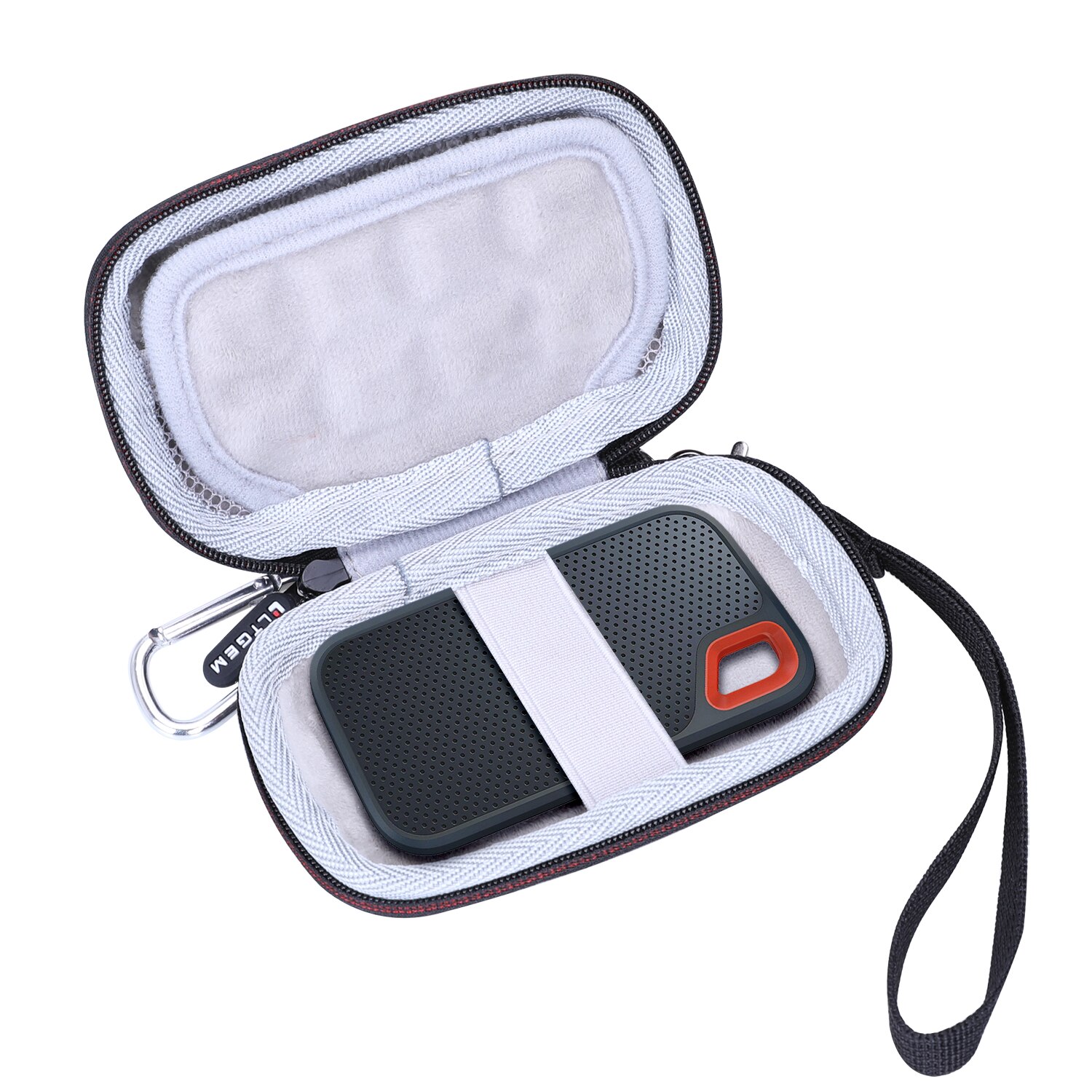 Black EVA Hard Case for Sandisk 1TB Extreme Portable External SSD-Up to 550MB/s-USB-C,USB 3.1-SDSSDE60-1T00-G25 Black EVA Hard Case for Sandisk 1TB Extreme Portable External SSD-Up to 550MB/s-USB-C,USB 3.1-SDSSDE60-1T00-G25