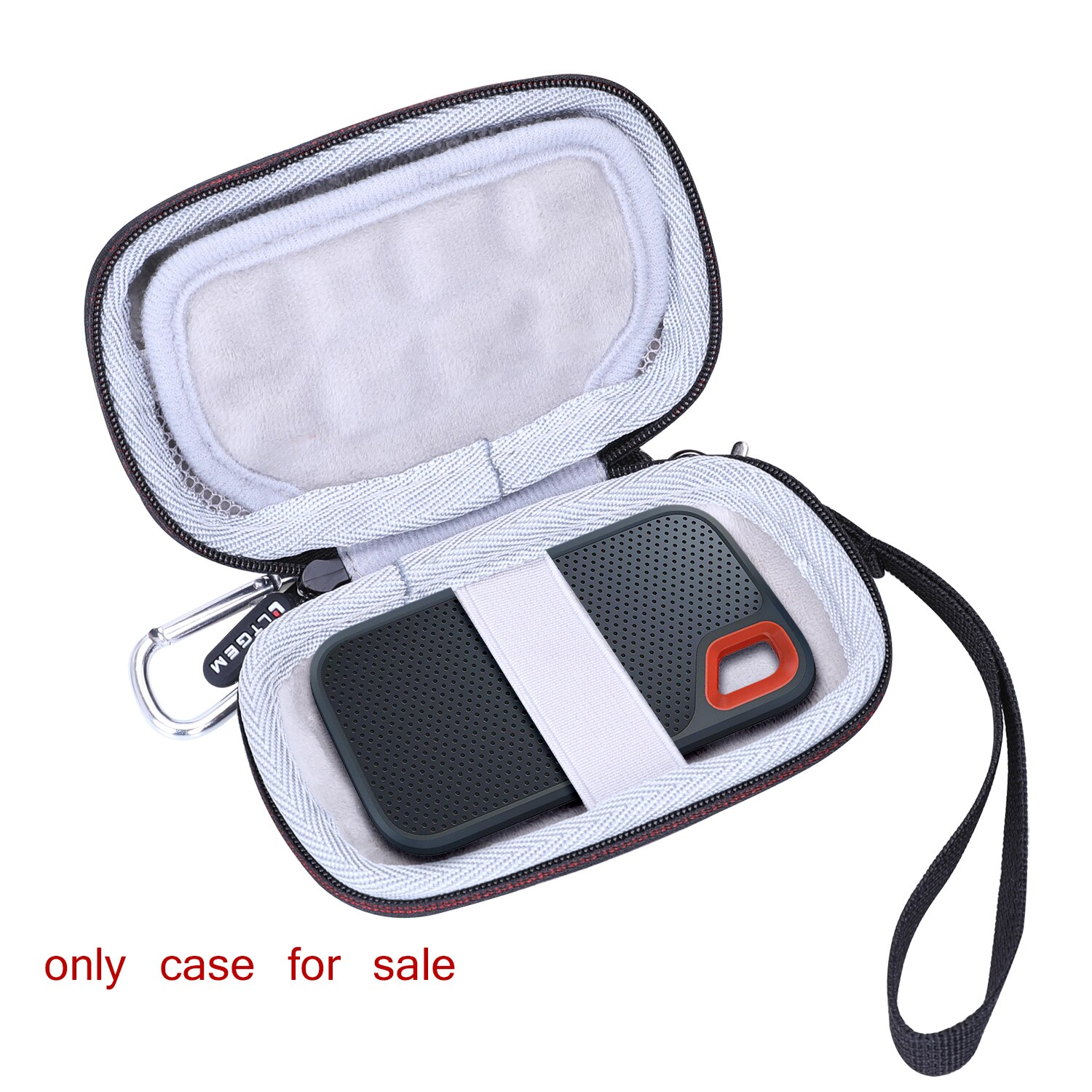 Black EVA Hard Case for Sandisk 1TB Extreme Portable External SSD-Up to 550MB/s-USB-C,USB 3.1-SDSSDE60-1T00-G25 Black EVA Hard Case for Sandisk 1TB Extreme Portable External SSD-Up to 550MB/s-USB-C,USB 3.1-SDSSDE60-1T00-G25