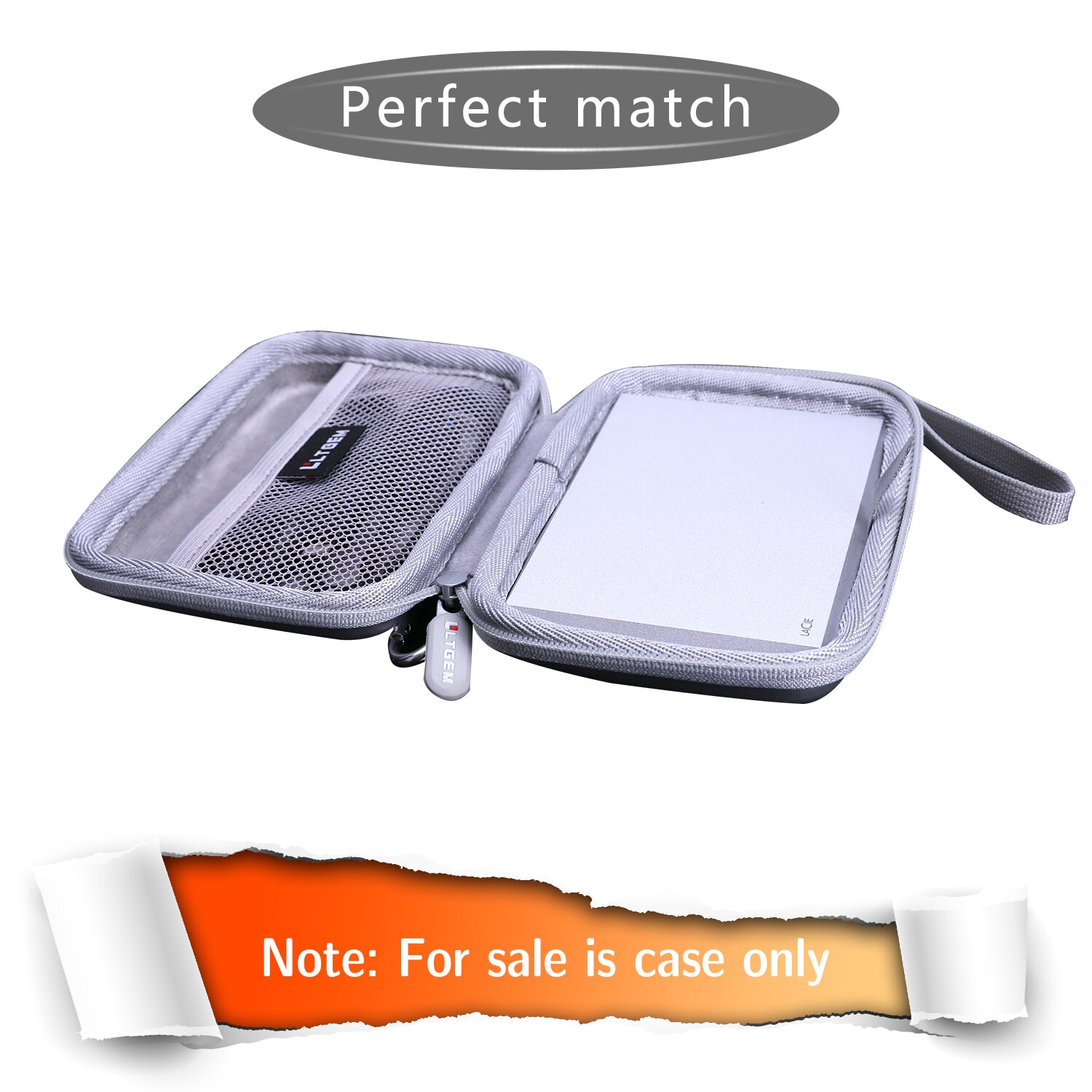 Waterproof EVA Hard Case for Lacle Mobile Drive 1 TB External Hard Drive HDD Waterproof EVA Hard Case for Lacle Mobile Drive 1 TB External Hard Drive HDD