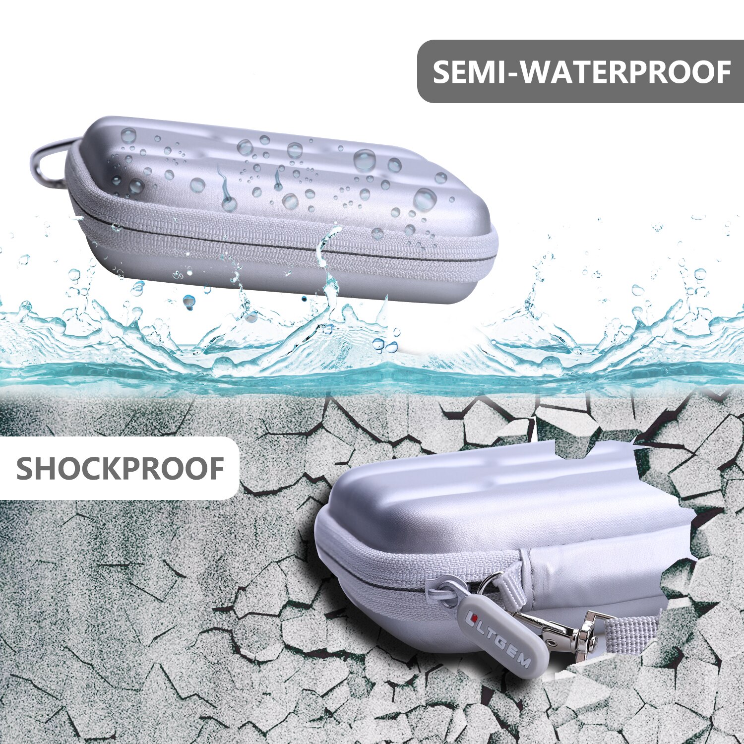 Waterproof EVA Hard Case for Lacle Mobile Drive 1 TB External Hard Drive HDD Waterproof EVA Hard Case for Lacle Mobile Drive 1 TB External Hard Drive HDD