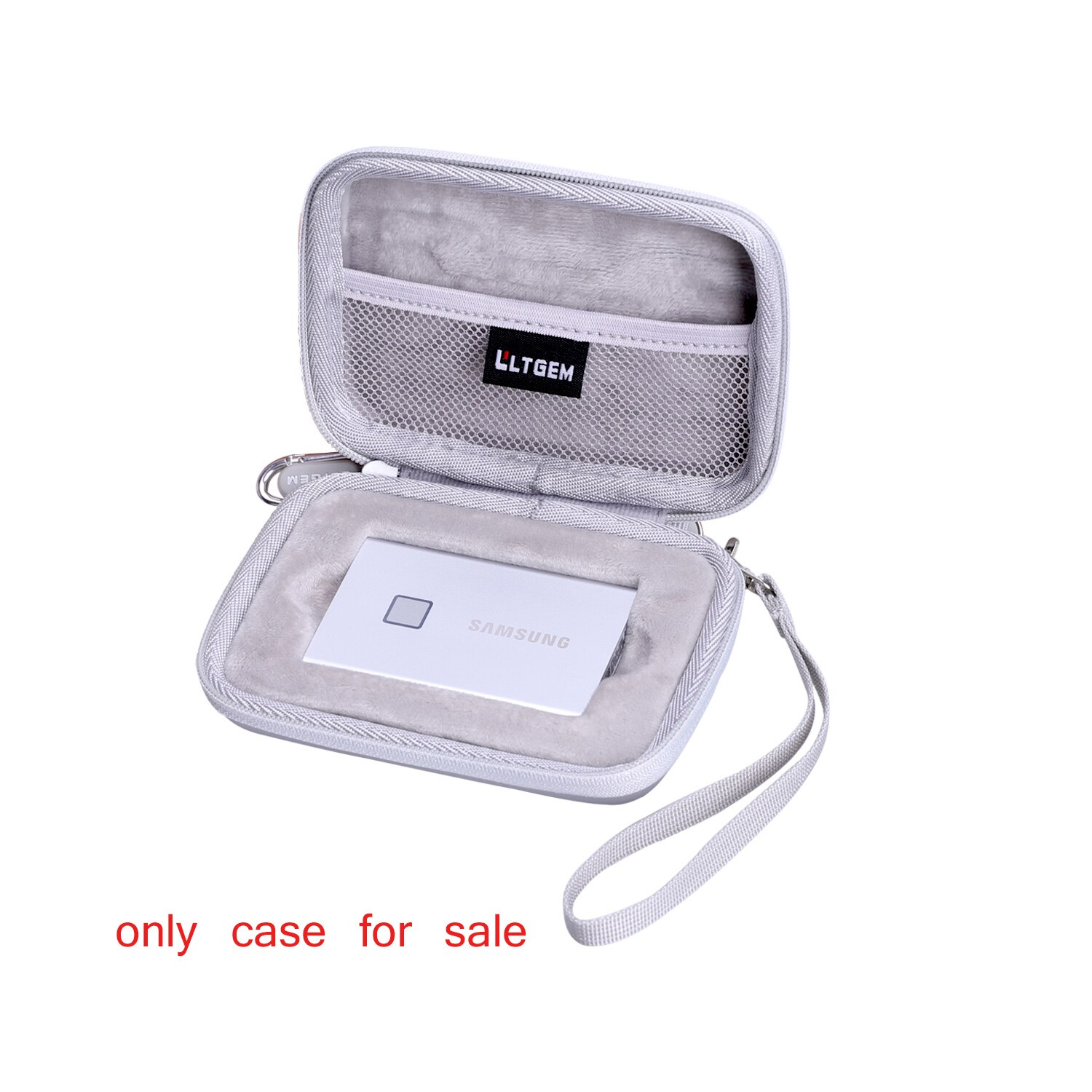 Waterproof EVA Silver Hard Case for Samsung T7 Touch Portable SSD-500GB-USB 3.2(MU-PC500S/WW),Silver) Waterproof EVA Silver Hard Case for Samsung T7 Touch Portable SSD-500GB-USB 3.2(MU-PC500S/WW),Silver)