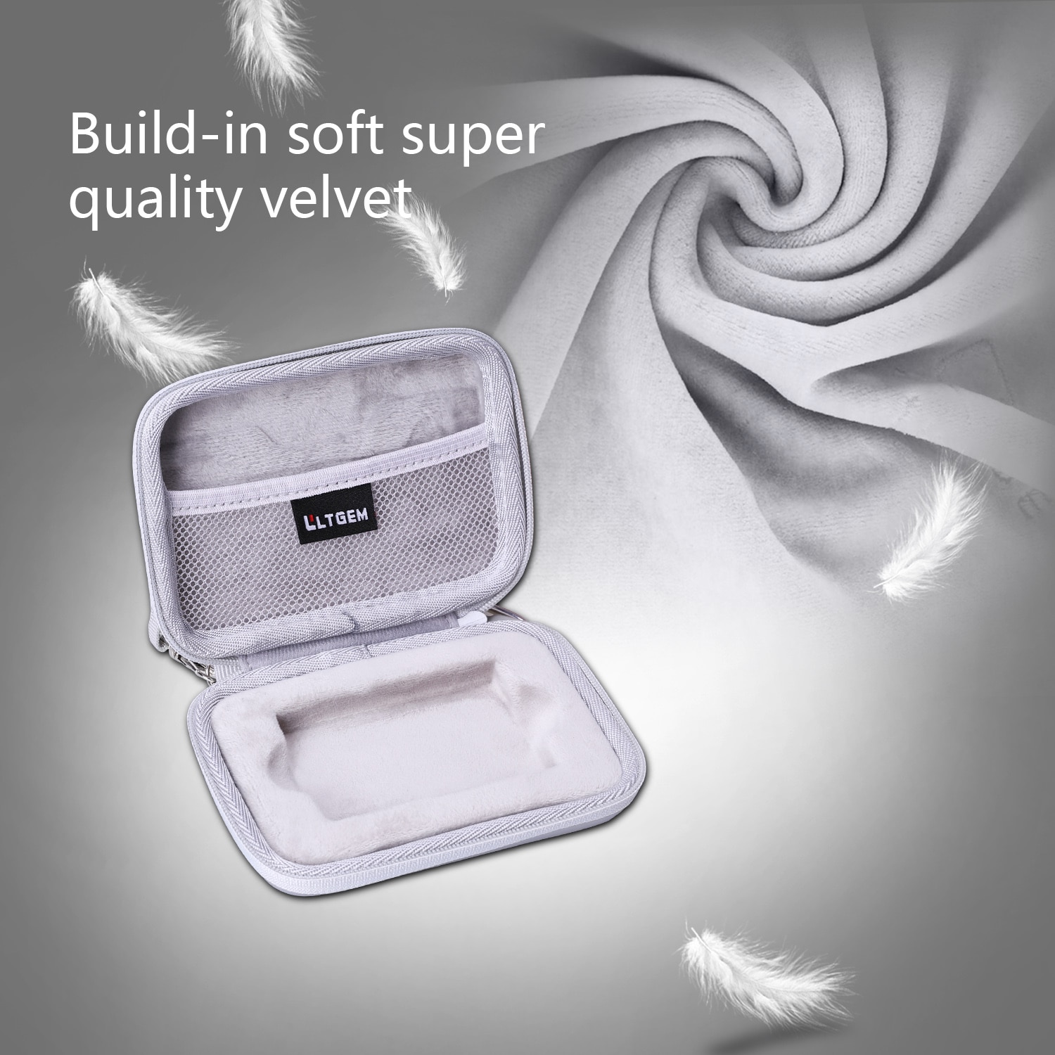 Waterproof EVA Silver Hard Case for Samsung T7 Touch Portable SSD-500GB-USB 3.2(MU-PC500S/WW),Silver) Waterproof EVA Silver Hard Case for Samsung T7 Touch Portable SSD-500GB-USB 3.2(MU-PC500S/WW),Silver)