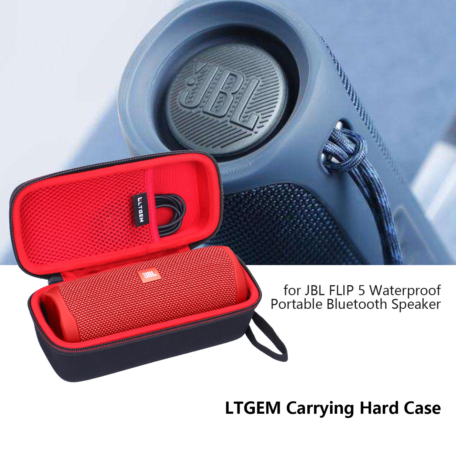 Shockproof EVA Hard Case for JBL 5 Waterproof Portable Bluetooth Speaker Shockproof EVA Hard Case for JBL 5 Waterproof Portable Bluetooth Speaker