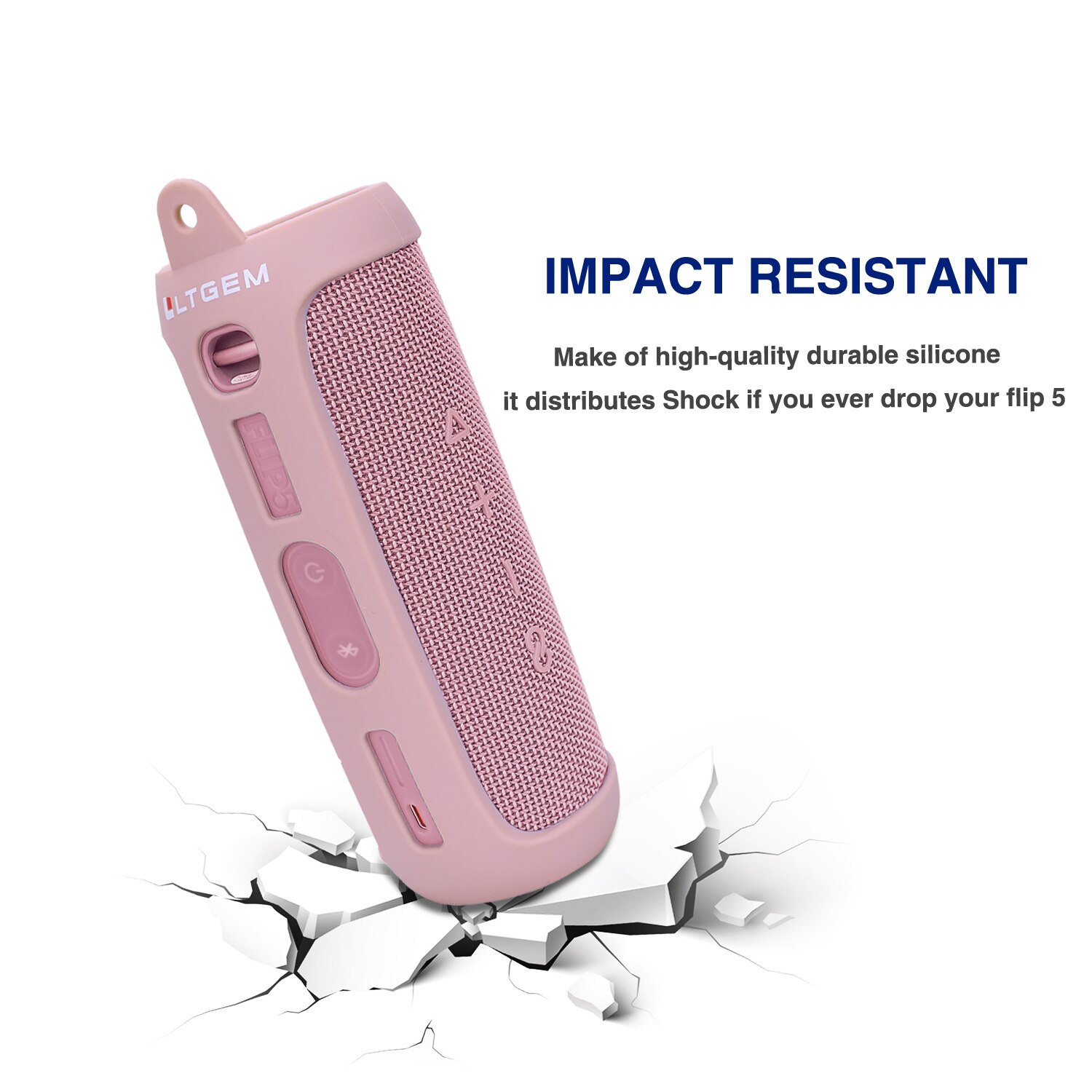 Silicone Case for JBL Flip 5 Waterproof Portable Bluetooth Speaker Silicone Case for JBL Flip 5 Waterproof Portable Bluetooth Speaker