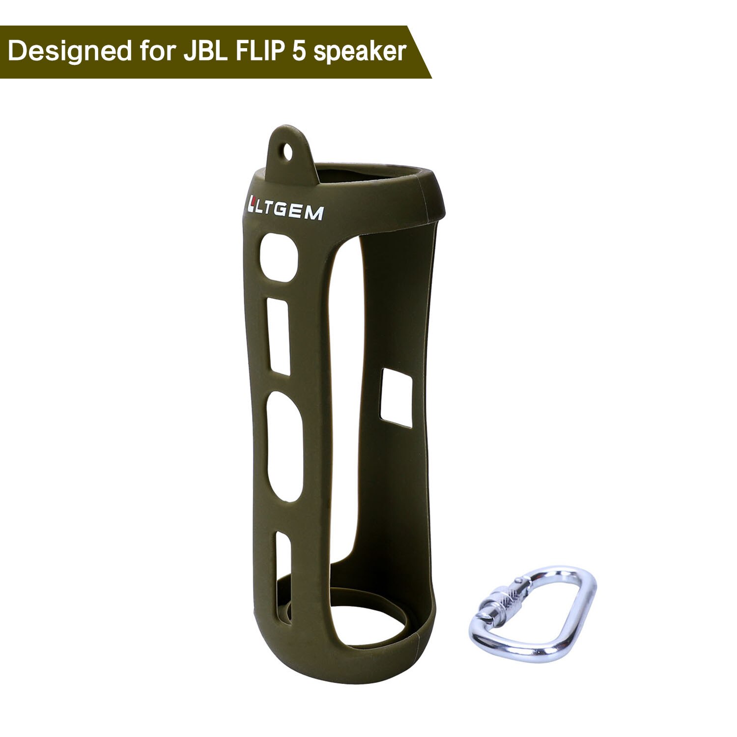 Silicone Case for JBL Flip 5 Waterproof Portable Bluetooth Speaker Silicone Case for JBL Flip 5 Waterproof Portable Bluetooth Speaker