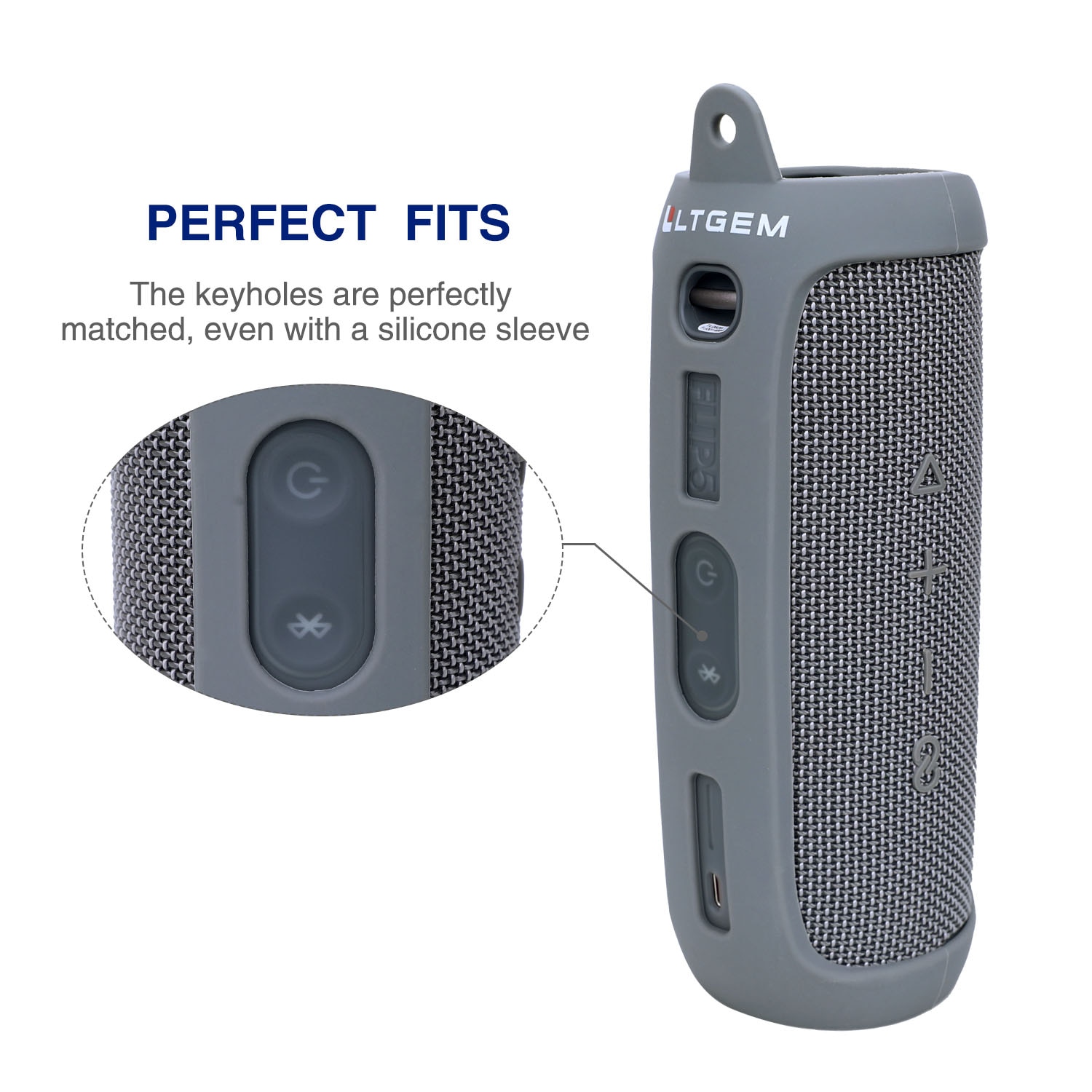 Silicone Case for JBL Flip 5 Waterproof Portable Bluetooth Speaker Silicone Case for JBL Flip 5 Waterproof Portable Bluetooth Speaker