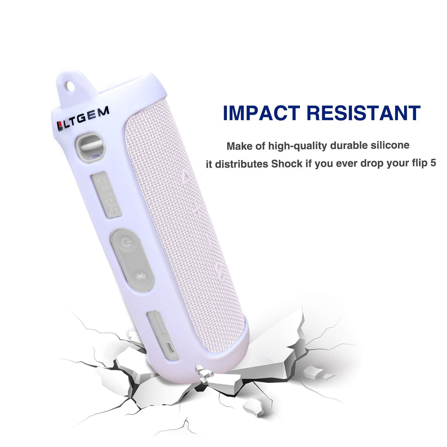 Silicone Case for JBL Flip 5 Waterproof Portable Bluetooth Speaker Silicone Case for JBL Flip 5 Waterproof Portable Bluetooth Speaker