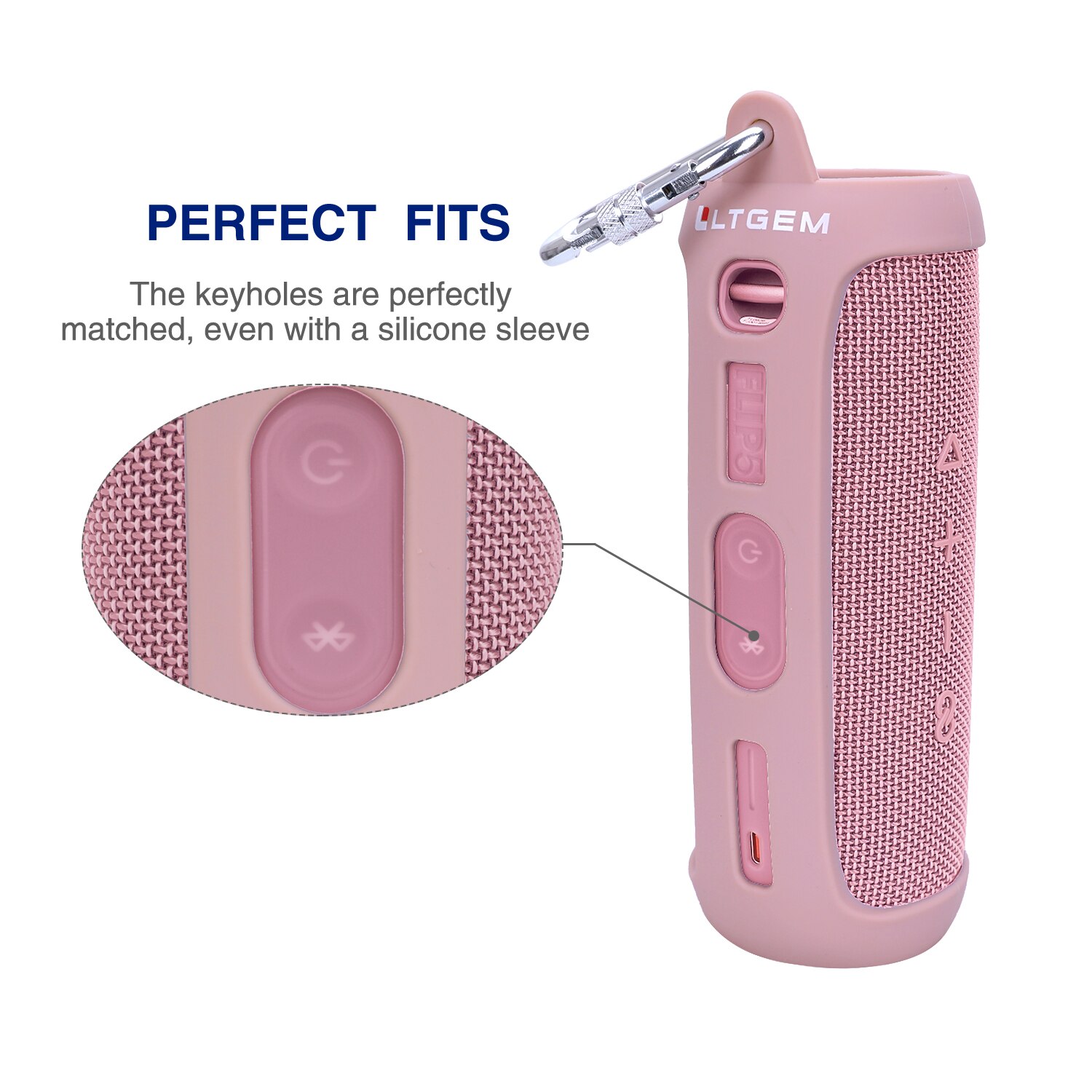 Silicone Case for JBL Flip 5 Waterproof Portable Bluetooth Speaker Silicone Case for JBL Flip 5 Waterproof Portable Bluetooth Speaker