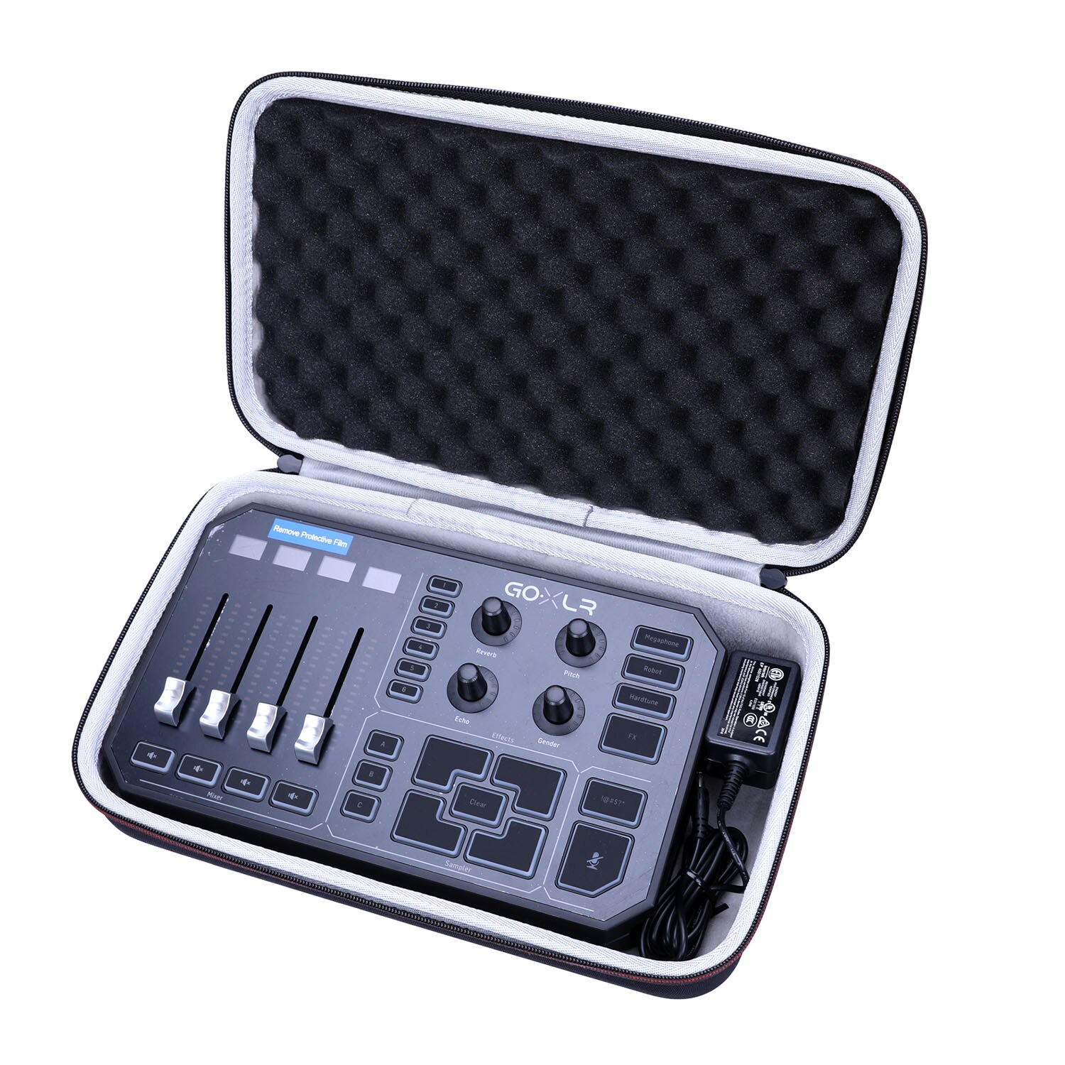 EVA Hard Case for GoXLR-Mixer,Sampler&Voice FX for Streamers EVA Hard Case for GoXLR-Mixer,Sampler&Voice FX for Streamers