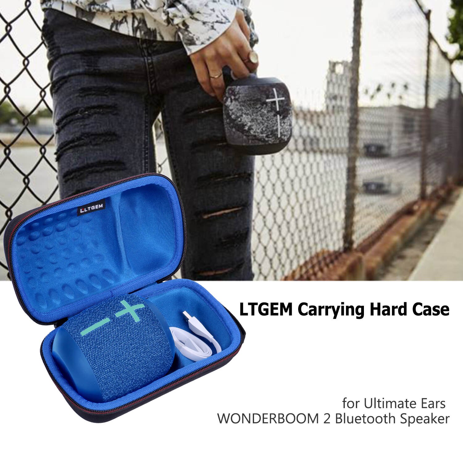 Shockproof EVA Hard Case for UItimate Ears WONDERBOOM 2 Bluetooth Speaker Shockproof EVA Hard Case for UItimate Ears WONDERBOOM 2 Bluetooth Speaker