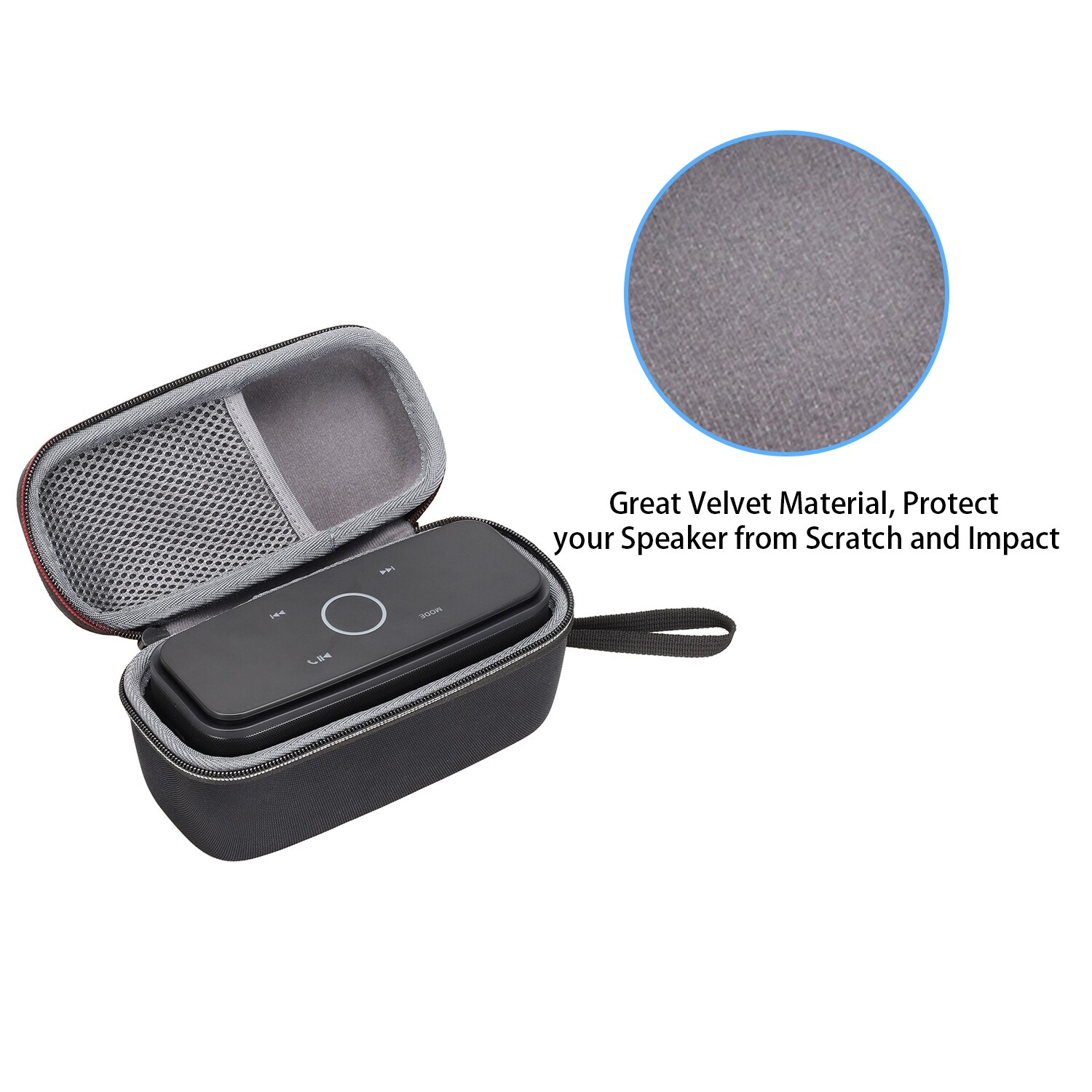 XANAD Waterproof EVA Hard Case for Doss Touch Speaker XANAD Waterproof EVA Hard Case for Doss Touch Speaker