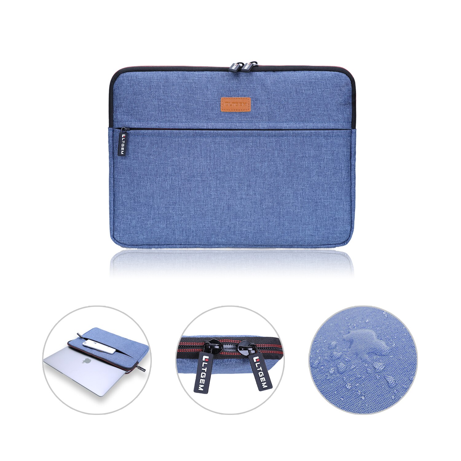 Waterproof Universal Laptop Protector Bag Cover Notebook Pouch For Macbook Air Pro 13.3 Inch Blue /Black Color Waterproof Universal Laptop Protector Bag Cover Notebook Pouch For Macbook Air Pro 13.3 Inch Blue /Black Color