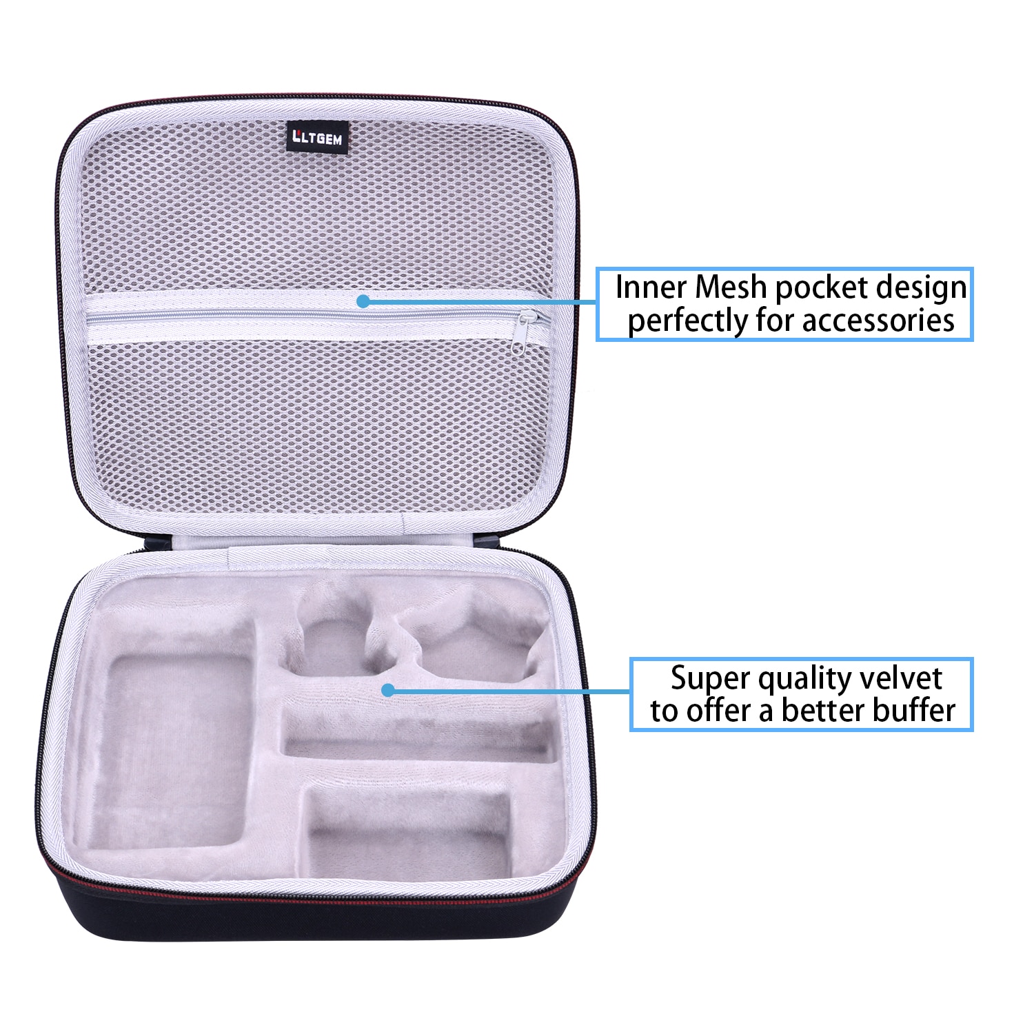 EVA Waterproof Shockproof Hard Case for Zoom H6 Six-Track Portable Recorder EVA Waterproof Shockproof Hard Case for Zoom H6 Six-Track Portable Recorder