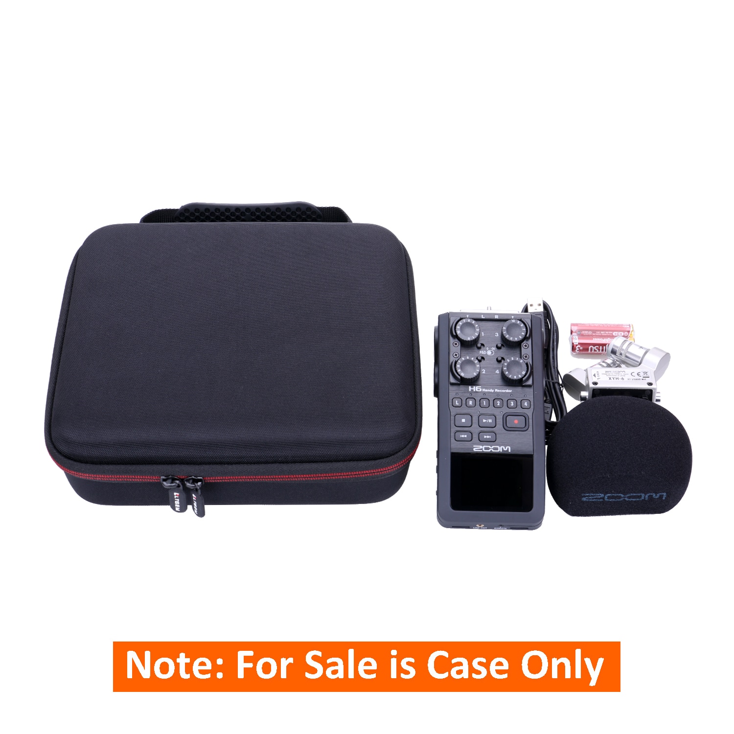 EVA Waterproof Shockproof Hard Case for Zoom H6 Six-Track Portable Recorder EVA Waterproof Shockproof Hard Case for Zoom H6 Six-Track Portable Recorder