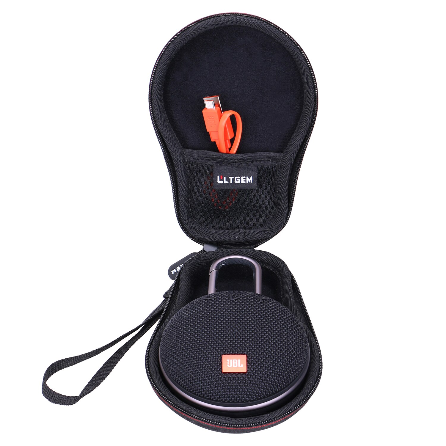 EVA Shockproof Waterproof Carrying Hard Case for JBL Clip 2 or JBL Clip 3 Waterproof Portable Bluetooth Speaker EVA Shockproof Waterproof Carrying Hard Case for JBL Clip 2 or JBL Clip 3 Waterproof Portable Bluetooth Speaker