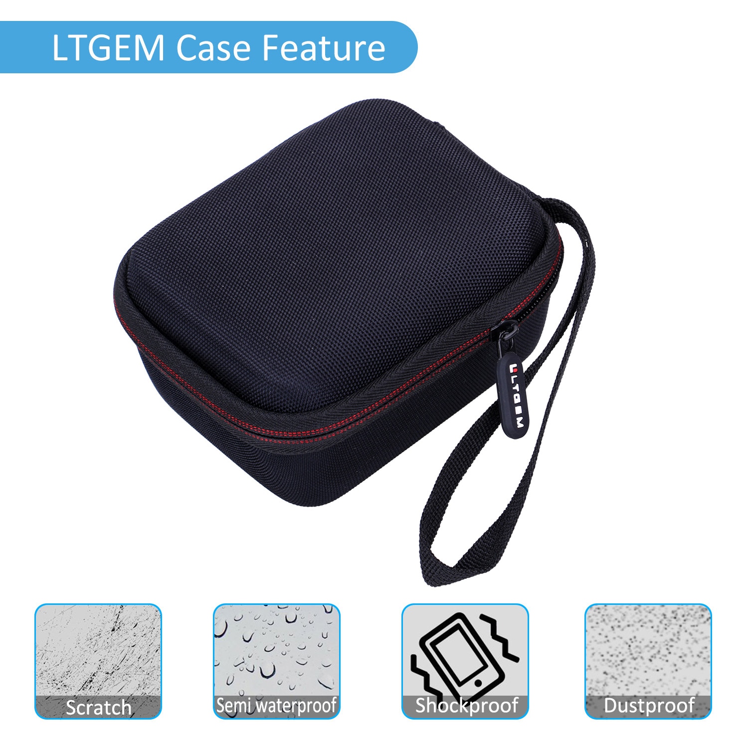 EVA Waterproof Shockproof Carrying Hard Case for Jabra Elite Active 65t Alexa Enabled True Wireless Sports Earbuds EVA Waterproof Shockproof Carrying Hard Case for Jabra Elite Active 65t Alexa Enabled True Wireless Sports Earbuds