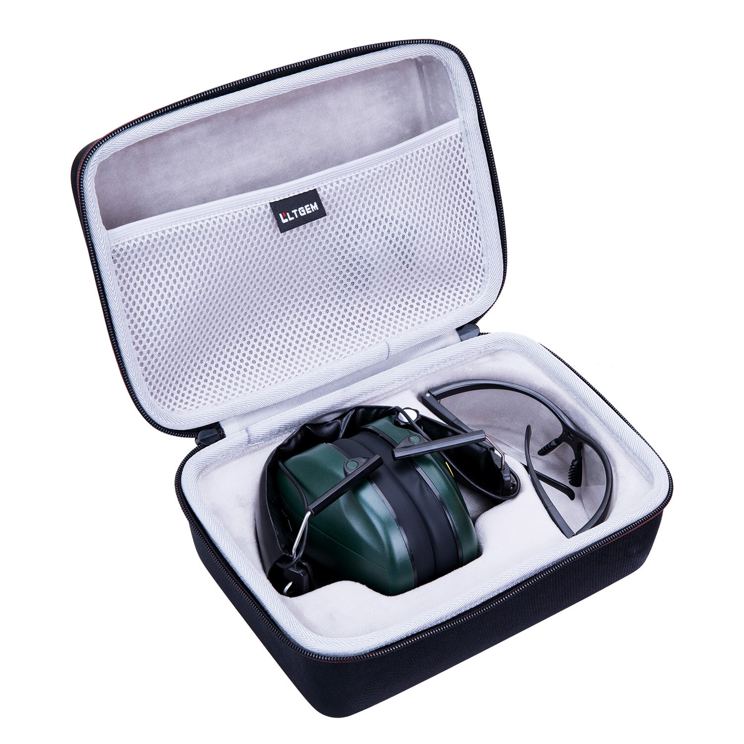 Carrying Hard Case for Caldwell E-Max Low Profile Electronic 23 NRR Hearing Protection Earmuffs With Shooting Glasses Carrying Hard Case for Caldwell E-Max Low Profile Electronic 23 NRR Hearing Protection Earmuffs With Shooting Glasses