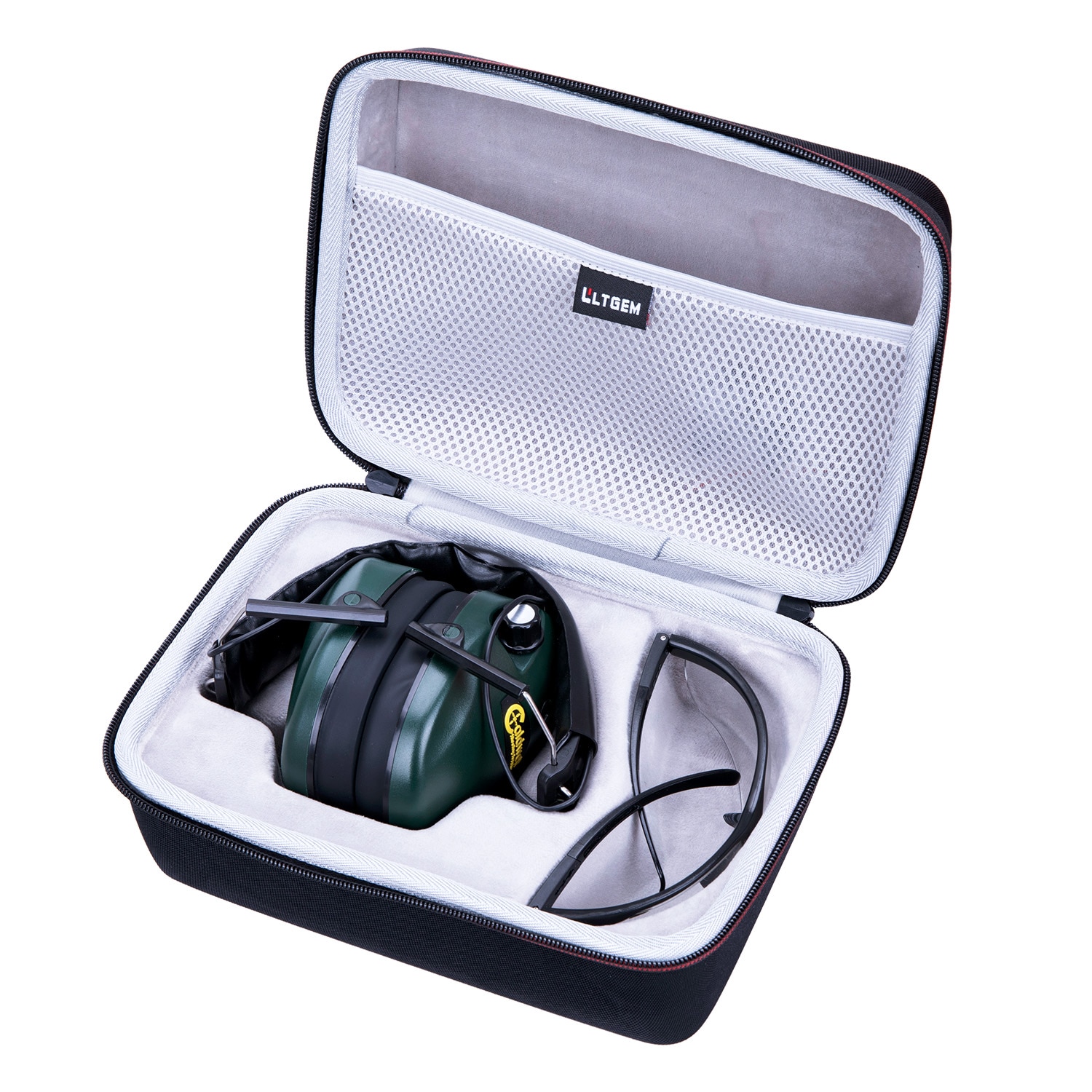 Carrying Hard Case for Caldwell E-Max Low Profile Electronic 23 NRR Hearing Protection Earmuffs With Shooting Glasses Carrying Hard Case for Caldwell E-Max Low Profile Electronic 23 NRR Hearing Protection Earmuffs With Shooting Glasses