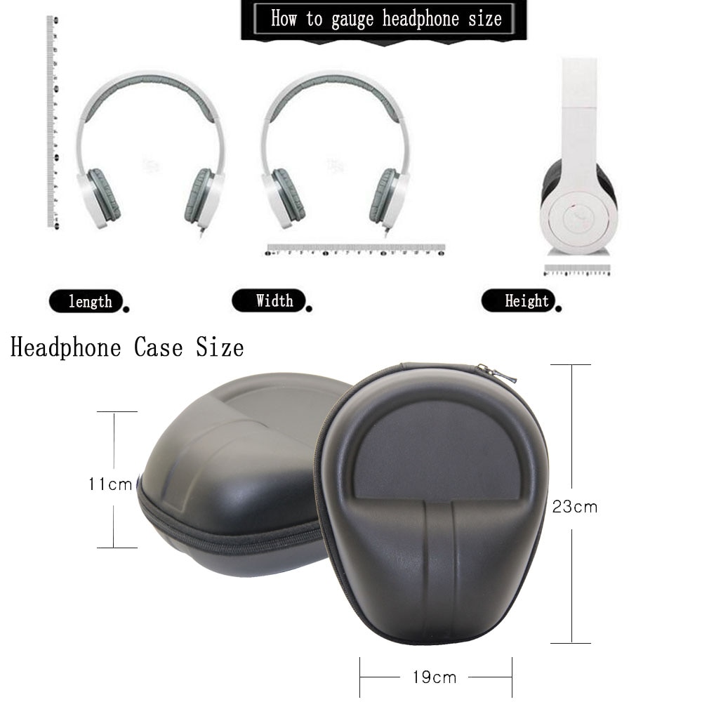AONIC50 Headphone Case for Shure AONIC 50 40 Wireless Noise Cancelling Headphone Bag Portable Storage Case Box AONIC40