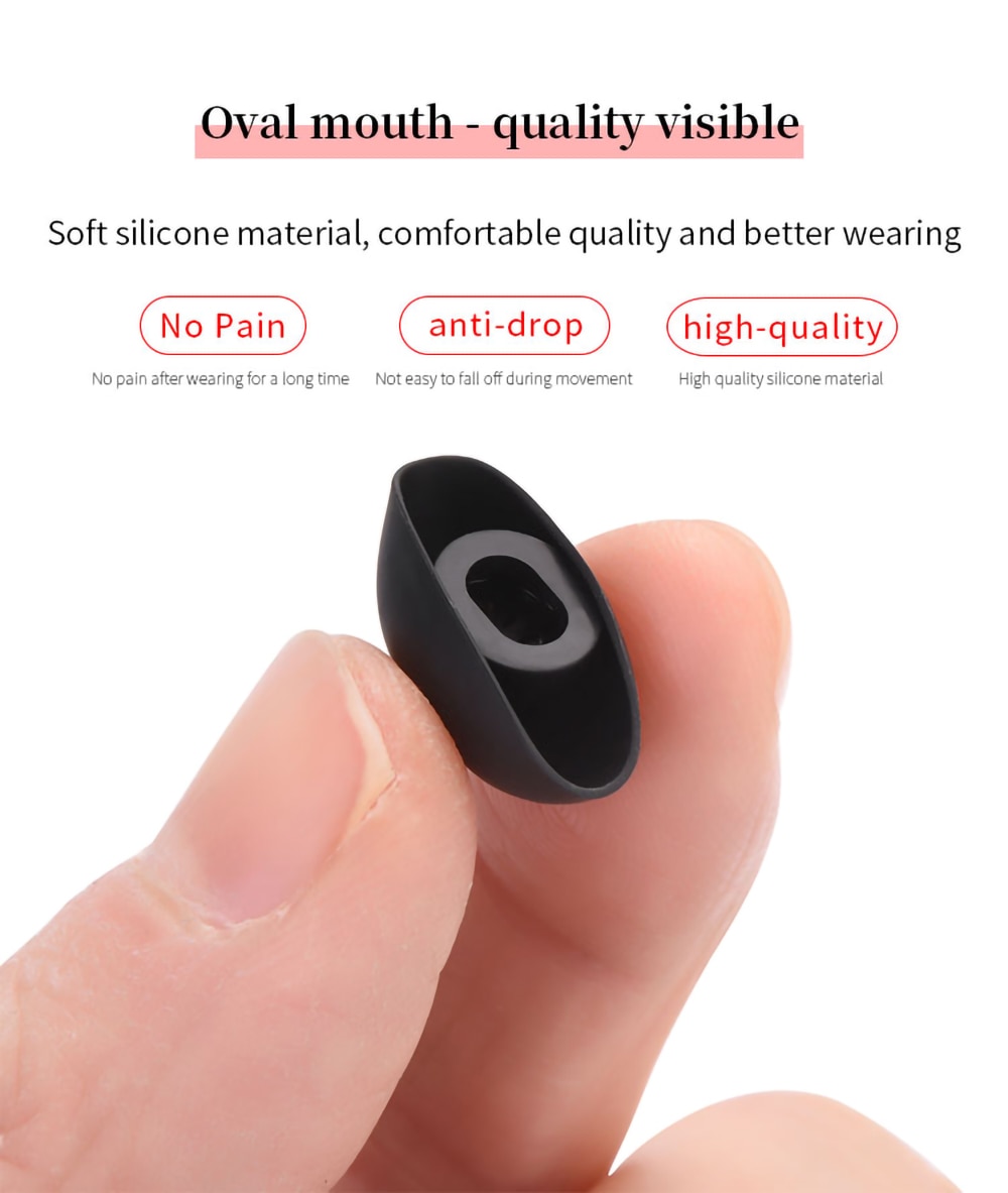 6Pcs Silicone Ear Tips for HUAWEI Freebuds 5i TWS Eartips Freebuds5i Earbuds Tips With Filter Screen Soft Earplugs 6Pcs Silicone Ear Tips for HUAWEI Freebuds 5i TWS Eartips Freebuds5i Earbuds Tips With Filter Screen Soft Earplugs