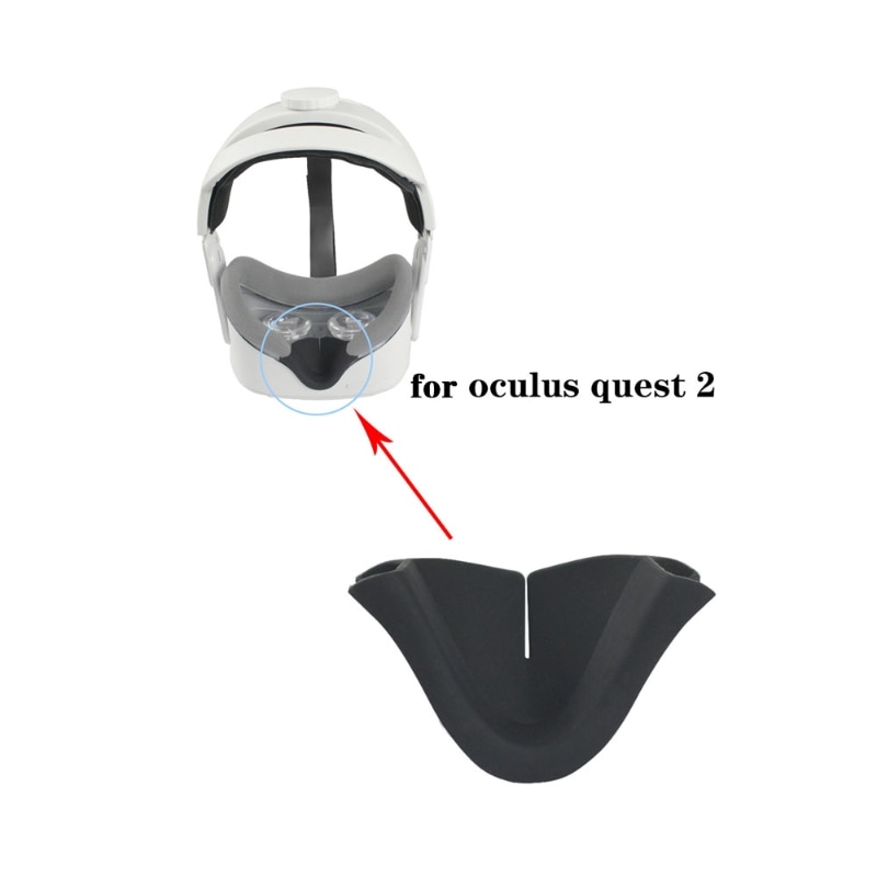 VR Lens Cover Nose Pad for oculus Quest 2 VR Glasses Facial Interface Bracket Anti-Leakage nose pads Accessories