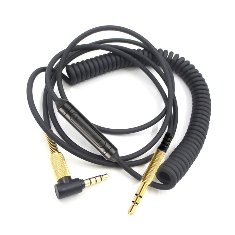 Replacement Audio Cable for Marshall Major II 2 3 Monitor MID Headphones Cord with Mic Volume Control
