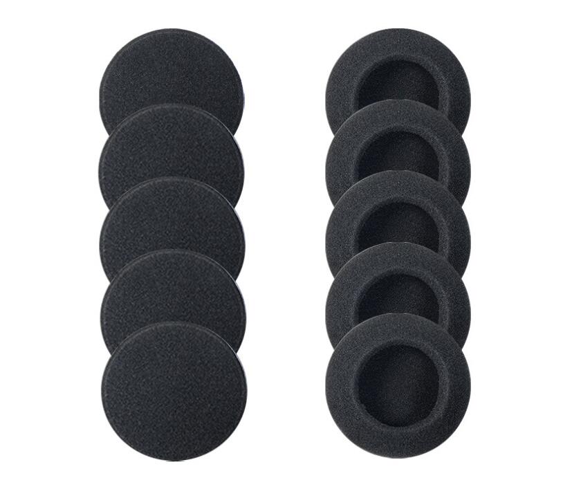 10Pcs Foam Ear Pads, 55mm Headphone Replacement Sponge Covers Ear Cushions for Headset Diameter of 5.3-5.8cm Earmuffs Earpads 10Pcs Foam Ear Pads, 55mm Headphone Replacement Sponge Covers Ear Cushions for Headset Diameter of 5.3-5.8cm Earmuffs Earpads