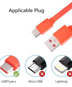Alternative view of USB Type C Fast Charging Cable Cord JBL Tune 115TWS 120TWS 125TWS 130NC 210TWS 220TWS 225TWS 230NC TWS Earbuds