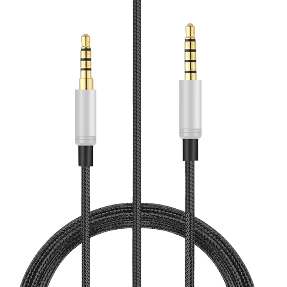 Replacement Braided Cable Extension Cord With Volume Control Inline Mute Function For Logitech Astro A10 A40 TR Headsets