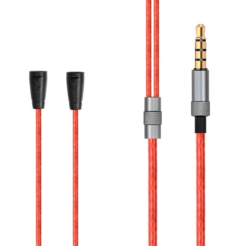 OFC Replacement Stereo Audio Cable Extension Music Cord Wire for Sennheiser IE80 IE8I IE8 Headphones Earphones