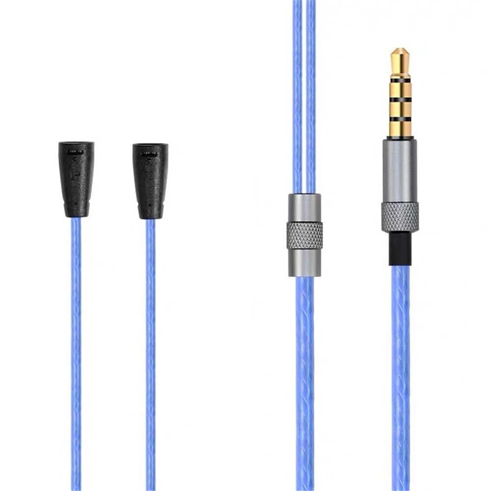 OFC Replacement Stereo Audio Cable Extension Music Cord Wire for Sennheiser IE80 IE8I IE8 Headphones Earphones
