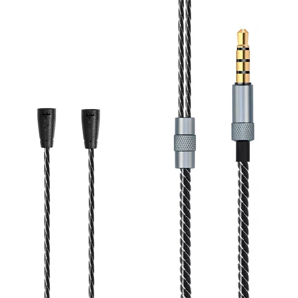OFC Replacement Stereo Audio Cable Extension Music Cord Wire for Sennheiser IE80 IE8I IE8 Headphones Earphones