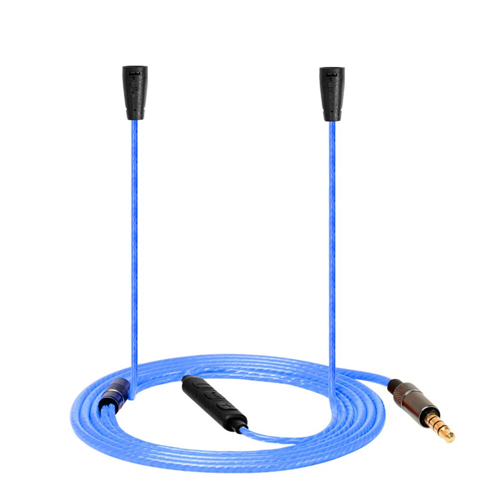 OFC Replacement Stereo Audio Cable Extension Music Cord Wire for Sennheiser IE80 IE8I IE8 Headphones Earphones