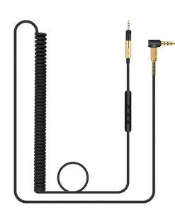 Alternative view of OFC Stereo Audio Spring Coiled Cable Extension Cord Pioneer DJ HDJ-X5 HDJ-X7 BT HDJ-X5BT Headphones