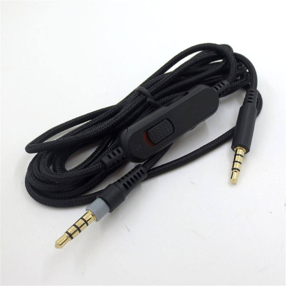 Braided Replacement Cable Extension Cord for Kinston HyperX Cloud Mix Alpha Gaming Headsets With Mute Function Volume Control Braided Replacement Cable Extension Cord for Kinston HyperX Cloud Mix Alpha Gaming Headsets With Mute Function Volume Control