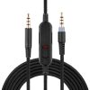 Braided Cable Extension Cord Kinston HyperX Cloud Mix Alpha Gaming Headsets Mute Function Volume Control