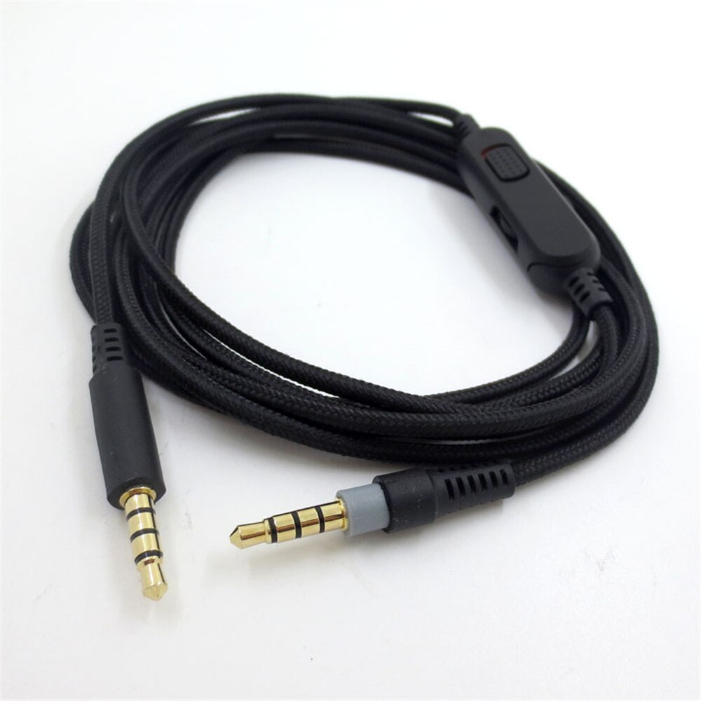 Braided Replacement Cable Extension Cord for Kinston HyperX Cloud Mix Alpha Gaming Headsets With Mute Function Volume Control Braided Replacement Cable Extension Cord for Kinston HyperX Cloud Mix Alpha Gaming Headsets With Mute Function Volume Control