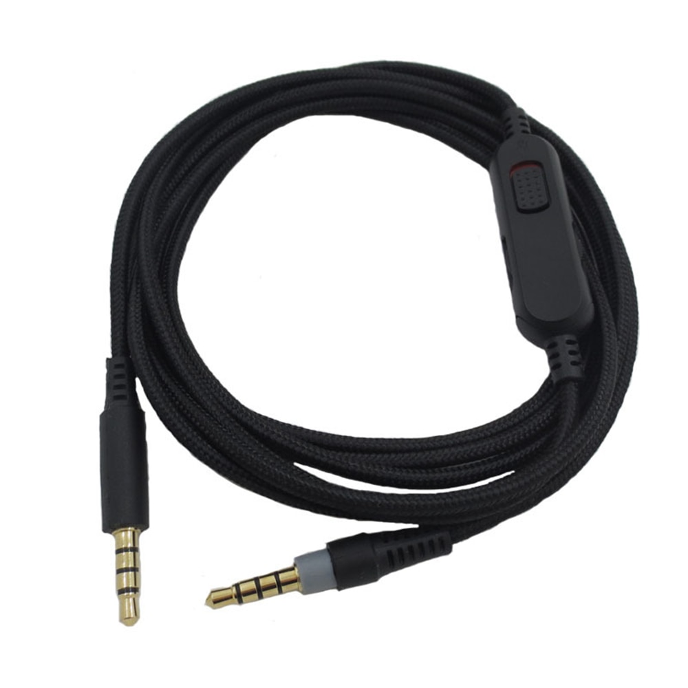 Braided Replacement Cable Extension Cord for Kinston HyperX Cloud Mix Alpha Gaming Headsets With Mute Function Volume Control Braided Replacement Cable Extension Cord for Kinston HyperX Cloud Mix Alpha Gaming Headsets With Mute Function Volume Control