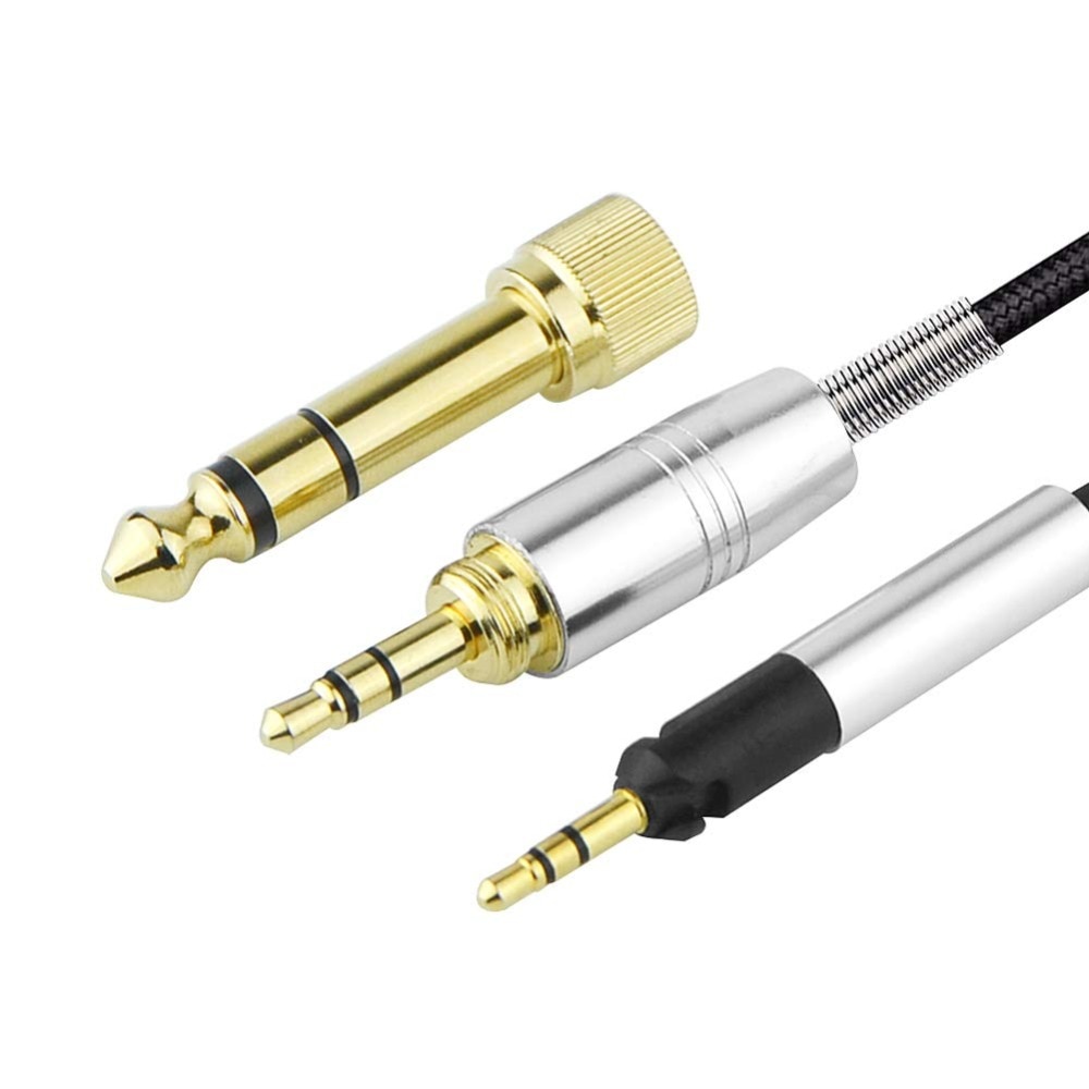 OFC 6.35mm Replacement Stereo Audio Cable Extension Cord for Sennheiser HD598 HD558 HD518 HD598Cs HD599 HD569 HD579 Headphones OFC 6.35mm Replacement Stereo Audio Cable Extension Cord for Sennheiser HD598 HD558 HD518 HD598Cs HD599 HD569 HD579 Headphones