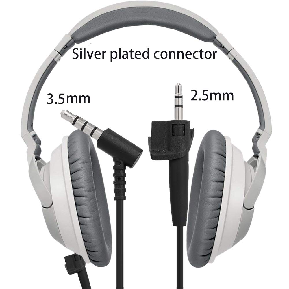 OFC Replacement Cable Extension Cord Flight Airplane Adapter for Bose AE2 AE2i AE2w Around Ear SoundLink Audio Headphones OFC Replacement Cable Extension Cord Flight Airplane Adapter for Bose AE2 AE2i AE2w Around Ear SoundLink Audio Headphones