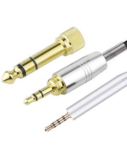 6.35mm OFC Nylon Braided Cable Extension Cord Wire AKG K490NC N90Q N700NC M2 N60 NC N60NC Wireless Headphones - Image 5