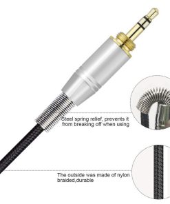 6.35mm OFC Nylon Braided Cable Extension Cord Wire AKG K490NC N90Q N700NC M2 N60 NC N60NC Wireless Headphones - Image 6